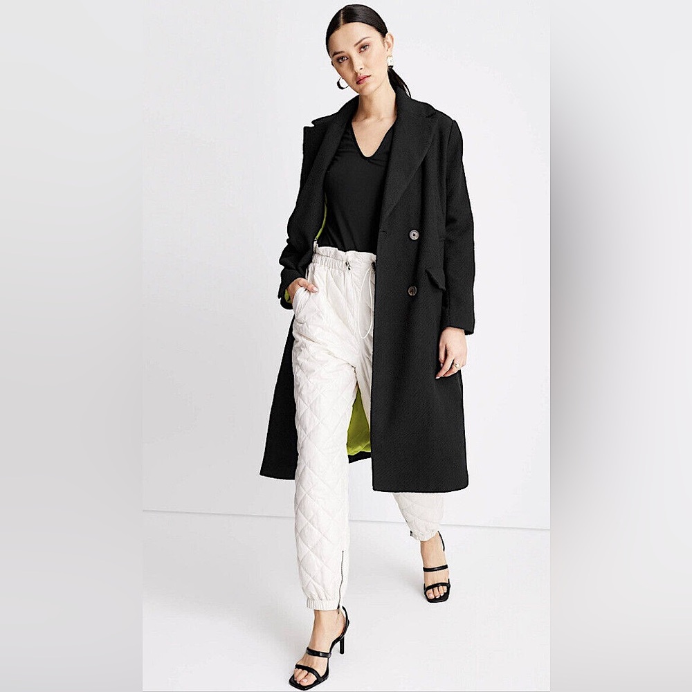 Future Collective Small White Quilted Track Pants